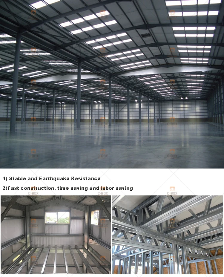 prefab warehouse light steel structure