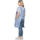 Soft Cotton/Linen Blend Apron Cross Back Apron X-Shaped Apron, Japanese Style Apron, Perfect for Kitchen and Gardening