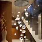 Crystal Factory Nordic Luxury Style Pendant Lamps Simple Bubble Crystal Chandelier For Bedroom