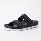 Fashion Slipper Woman Fashion Designer Shoe Hook Loop Flat Slide Women Band Slipper Slides Flat Sport Sandals