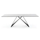 Dining Room Table Dining Room Furniture Made In China Ceramic Slab Slate Black Metal Dining Table