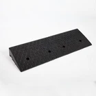 Flexible 48*33*11cm Durable Flexible Streetcar Ramp Rubber Curb Interlocking Lightweight Door Threshold Curb Stone Ramp