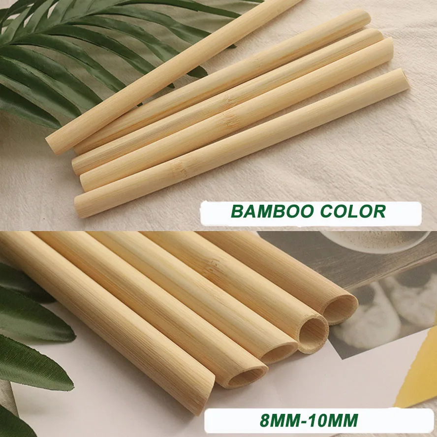 Bamboo Straws Disposable Bamboo Straws From India Boba Drink Straw