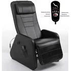 BSCI Passed PVC Material Zero Gravity Massage Lay Flat Recliner Chair with Removable Headrest