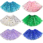 Baby Girls' Polka Dot Tutu Glitter Ballet Triple Layer Tulle Dance Baby Sequins Princess Tulle Ballet Dress