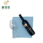 New design wholesale cheap custom glass cup microfiber cleaning cloth