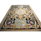 Museum Decorative Oriental Area Hand-Woven Wool Silk Luxury Carpet Rug Modern Designer Bedroom Rug