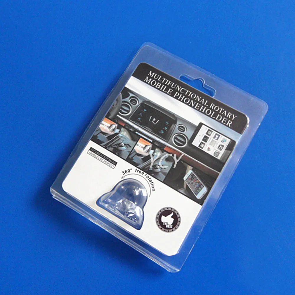 clear blister clamshell packaging for mobile phone case holder