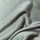 Olive wool viscose plain weave knitted fabric for underwear pajamas