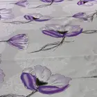 Polyester Pongee Fabric Wholesale White Base Flowers Pattern Printing Tricot For Mattress Protector