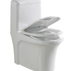 Top Selling One-piece Toilet M-053P Siphon Flushing Close-coupled Closet Pipe Glazing Ceramic Toilet