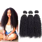 Factory Customized Cheap Virgin Brazilian Hair Bundles, Afro Kinky Curly Virgin Hair Bundles