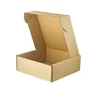 Top custom recyclable folding carton brown kraft paper boxes