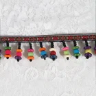 Colorful Ribbon Manual Beaded Fringe Lace Trim