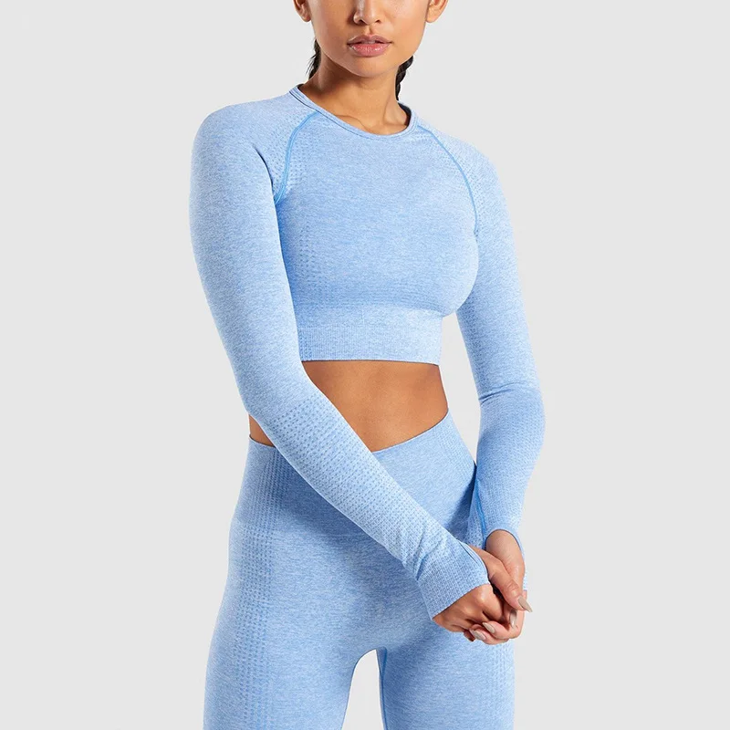 Women Seamless yoga set Fitness Sports Suits GYM Cloth Yoga Long Sleeve Shirts High Waist Running Leggings Workout Pants
Women Seamless yoga set Fitness Sports Suits GYM Cloth Yoga Long Sleeve Shirts High Waist Running Leggings Workout Pants
