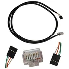CAT5e 24AWG+8P8C rj45+dupont 2.54 cables with cable harness and cable dupont