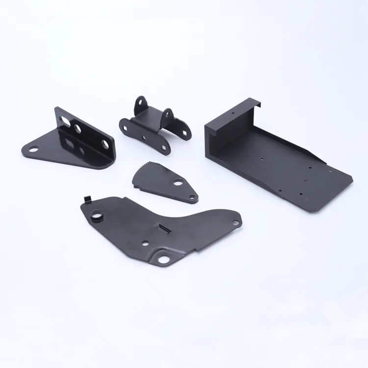 customized black powder coating sheet iron stamping pieces