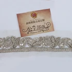 Hand Korean Luxury Sequin Fabric 2020 Embroidery Stone Lace Wedding