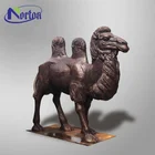 Outdoor Garden Decoration Metal Animal Sculpture Life Size Bronze Brass Camel Statue