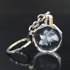 China small clear wholesale led flashlight keychain for souvenir