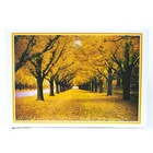 Creative fashion autumn leaves illustration picture puzzle jigsaw diy maker set for adult