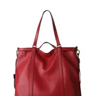 New fashion handbag factory in china Customized logo long handle strap handbag tote bag