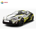 Colourful full car wrap body sticker advertising truck custom car stickers vinyl