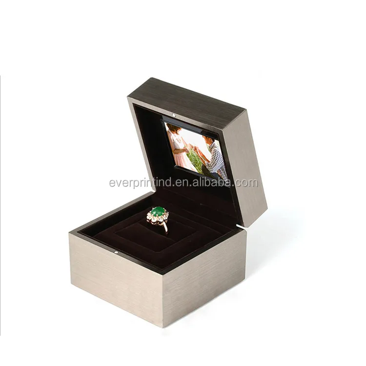 eco-friendly high-end elegant jewelry paper gift box packaging