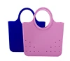 Amazon hot selling silicone beach handbag fashion silicone women bags