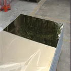 custom two way acrylic 1 mm 3mm gold acrylic mirror sheet