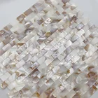 H shape oil painting mosaic floor pool abalone shell mother of pearl tiles