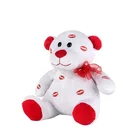 2020 Wholesale Promotion Plush Stuffed White Valentine Teddy Bear for Girlfriend Custom Electronic Talking Plush Toys