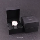 Manufacturer professional custom made artificial leather black high-end plastic watch box luxury watch packaging box