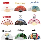 Promotional Fan With Fan Promotional Fan Promotional Souvenir Pp Plastic Hand Fan With Logo Printed