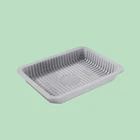 Customized Disposable Black PET PP Tray Plastic Blister Food Tray Fruit Punnet