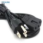 China Manufacture PVC Jacket 3 Pin USA IEC PC Power Cable