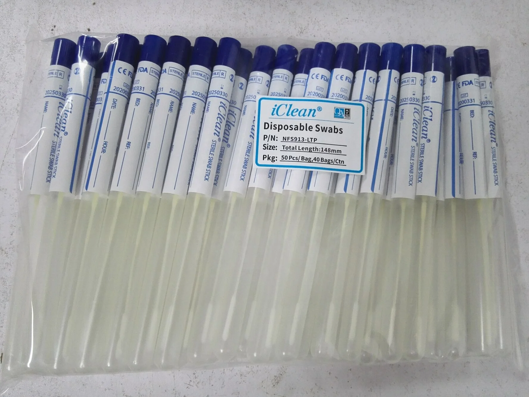 Flocked Swabs Dna Buccal Swabs For Sampling Nylon Fiber Swabs With