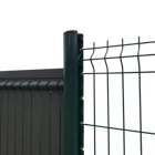 Home Garden PVC Coated Welded Wire Metal Fence 3D Mesh Panel For Sale