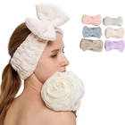 New Fashion Women Hair Accessories Bow Head Band Face Washing Make Up Hair Band