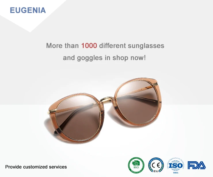 EUGENIA Italy designer classic sunglasses with polarized lens private label sunglasses