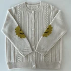 Sweaters Kids Sweater Pure Color Children Sweaters Kids Wear Cardigan Sweaters 100%cashmere Sweater