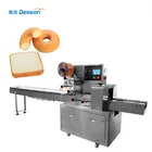 Fully Automatic Plastic Bag Bakery Sliced Bread Sandwich Donut Chapati Packing Machine Sales