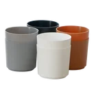 Plastic Pot Home Garden Custom Cheap Large Round Color Plastic Plant Pot For Home Garden Decoration