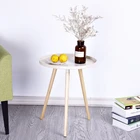 Factory price custom color and size round wood coffee table