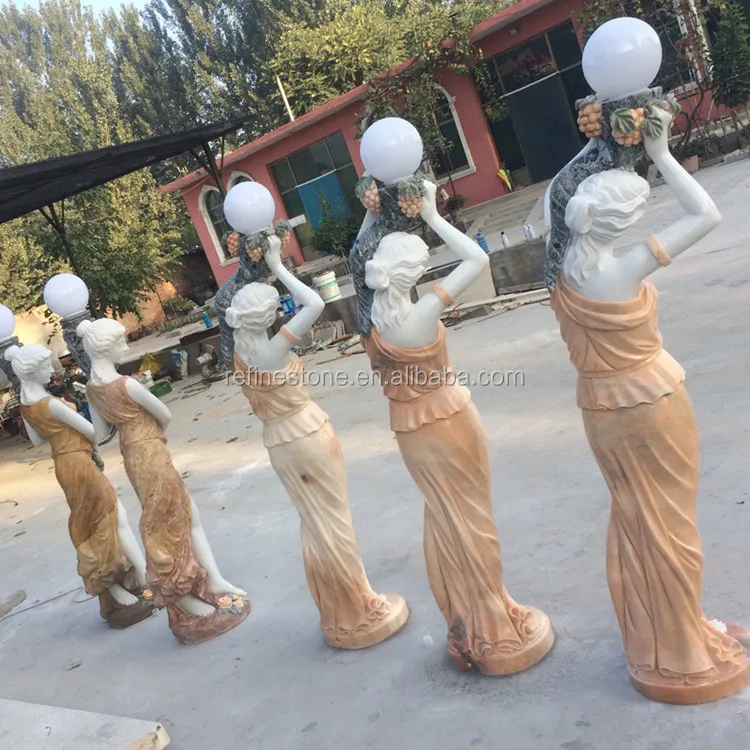 carvings of fine stone statues, marble sculpture and figurines