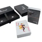 Custom Personalized Design Logo Custom Two Pairs Bridge Card Printed Paper Plastic PVC Poker Playing Cards
