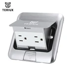 Graphic Customization Socket Floor American Standard Stainless Steel Power 13A Damping Pop-up Floor Socket Box