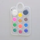 12 colors Watercolor Paint Set Portable Travel Water Color Paint Set With Water Brushes