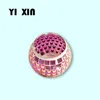 High quality small pink glass candle holder for wedding