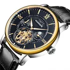 2019 mens mechanical movement watch leather watch premium watches men